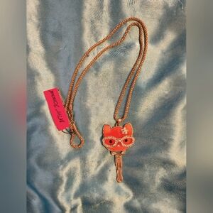 Betsey Johnson Hello Kitty Key Necklace